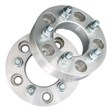 5x98 to 5x100 / 60mm US Made Wheel Adapters 1" Thick 12x1.5 Lug Studs Billet Spacers x2