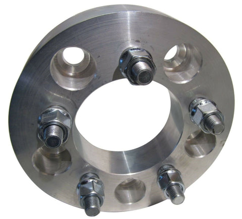 5x135 to 5x120 / 87.1mm Wheel Adapters 1.25" Thick 14x2 Lug Studs Billet Spacers x 2