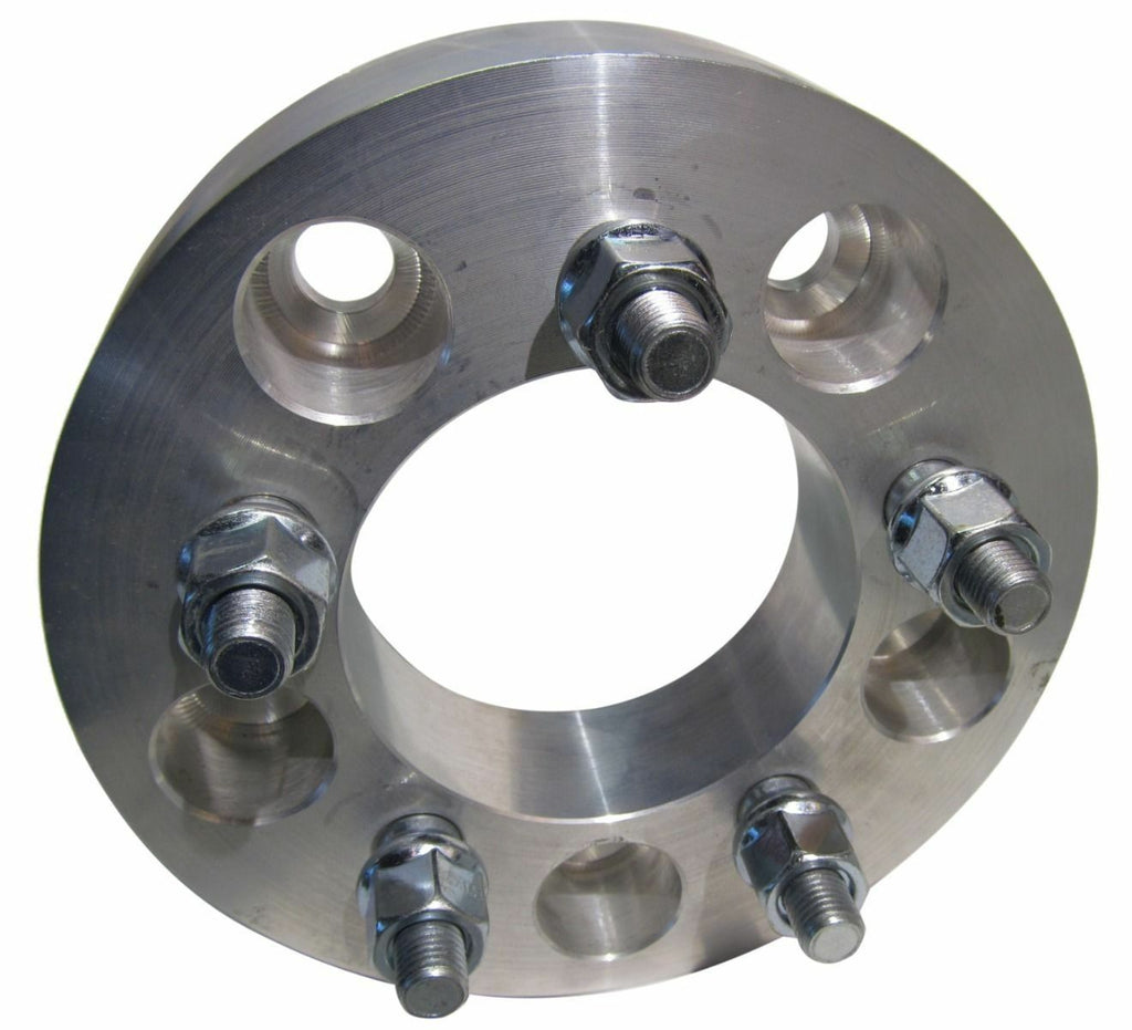 5x135 to 5x120 / 87.1mm Wheel Adapters 1.5" Thick 14x1.5 Lug Studs Billet Spacers x 4